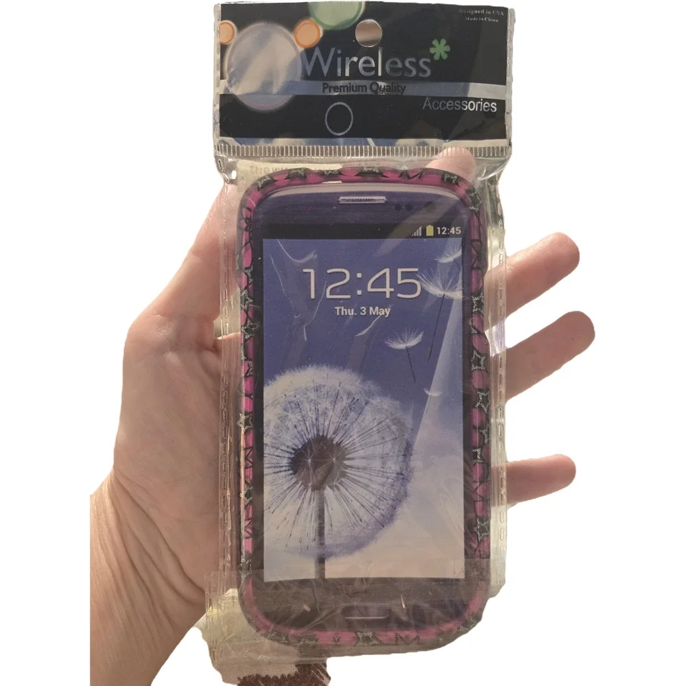 Pink Star Geometric Case for Samsung Galaxy S3 NIB